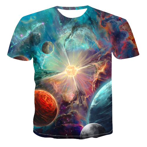 חולצה פסיכדלית - דגם גלקסיה