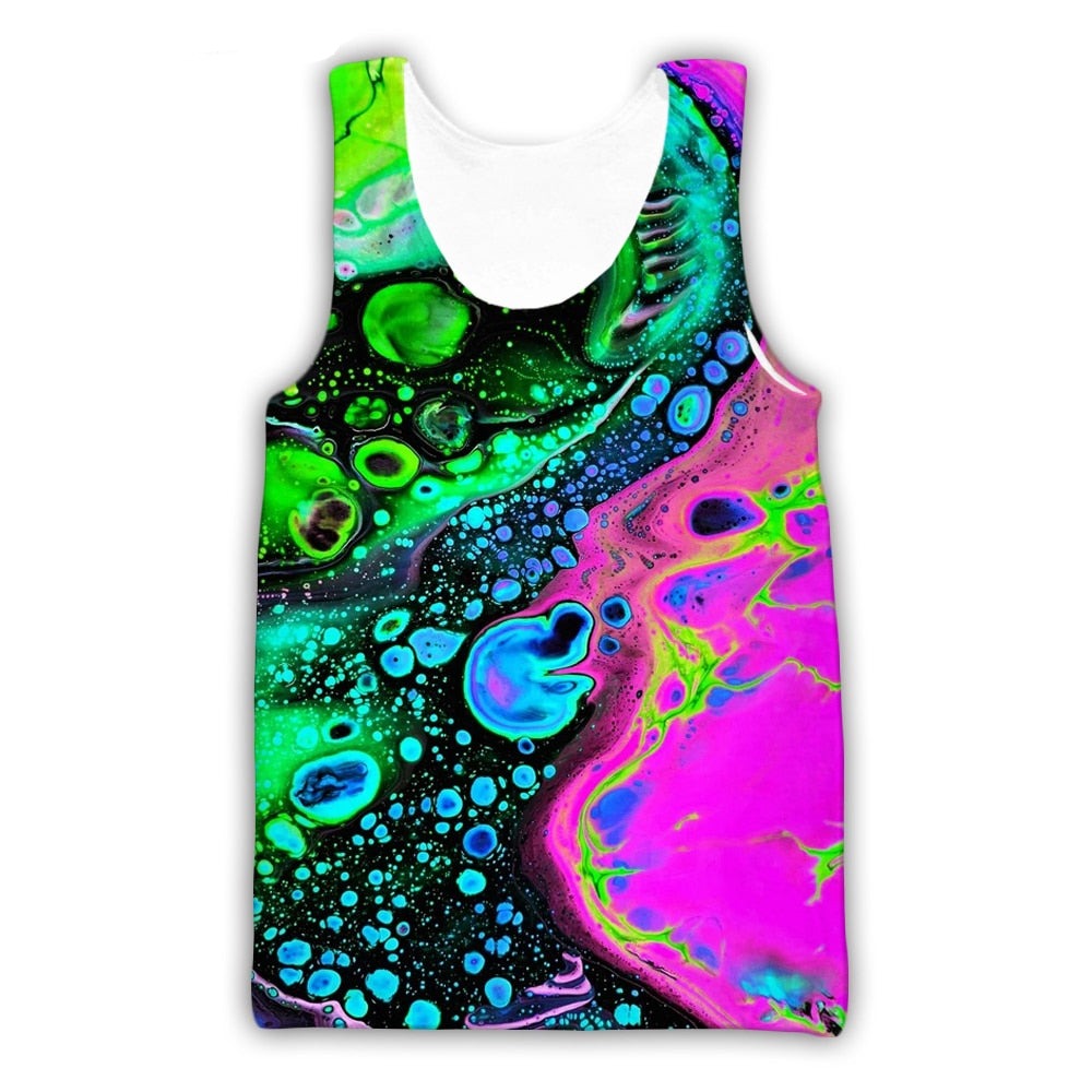 Trippy Psychedelic Unisex Tank Tops
